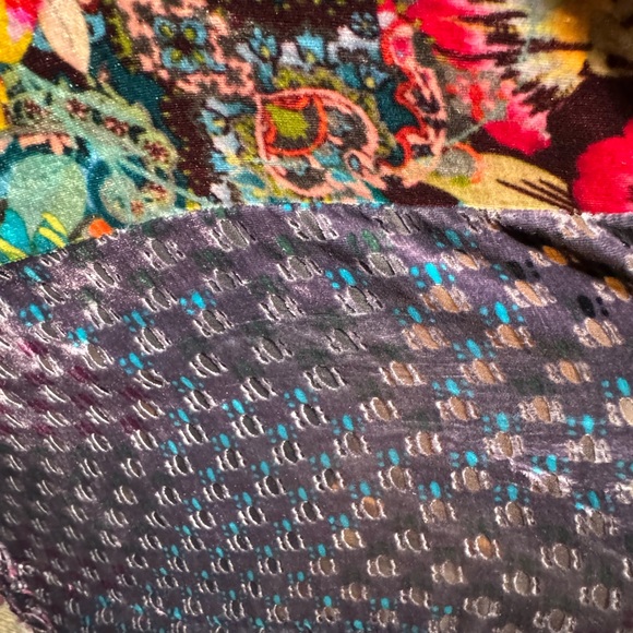 Johnny Was Kimono velvet floral and geometric burnout pattern - Size XL - Picture 10 of 16